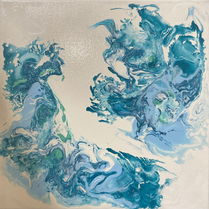 "Turquoise Waves" by Rachel Rehm