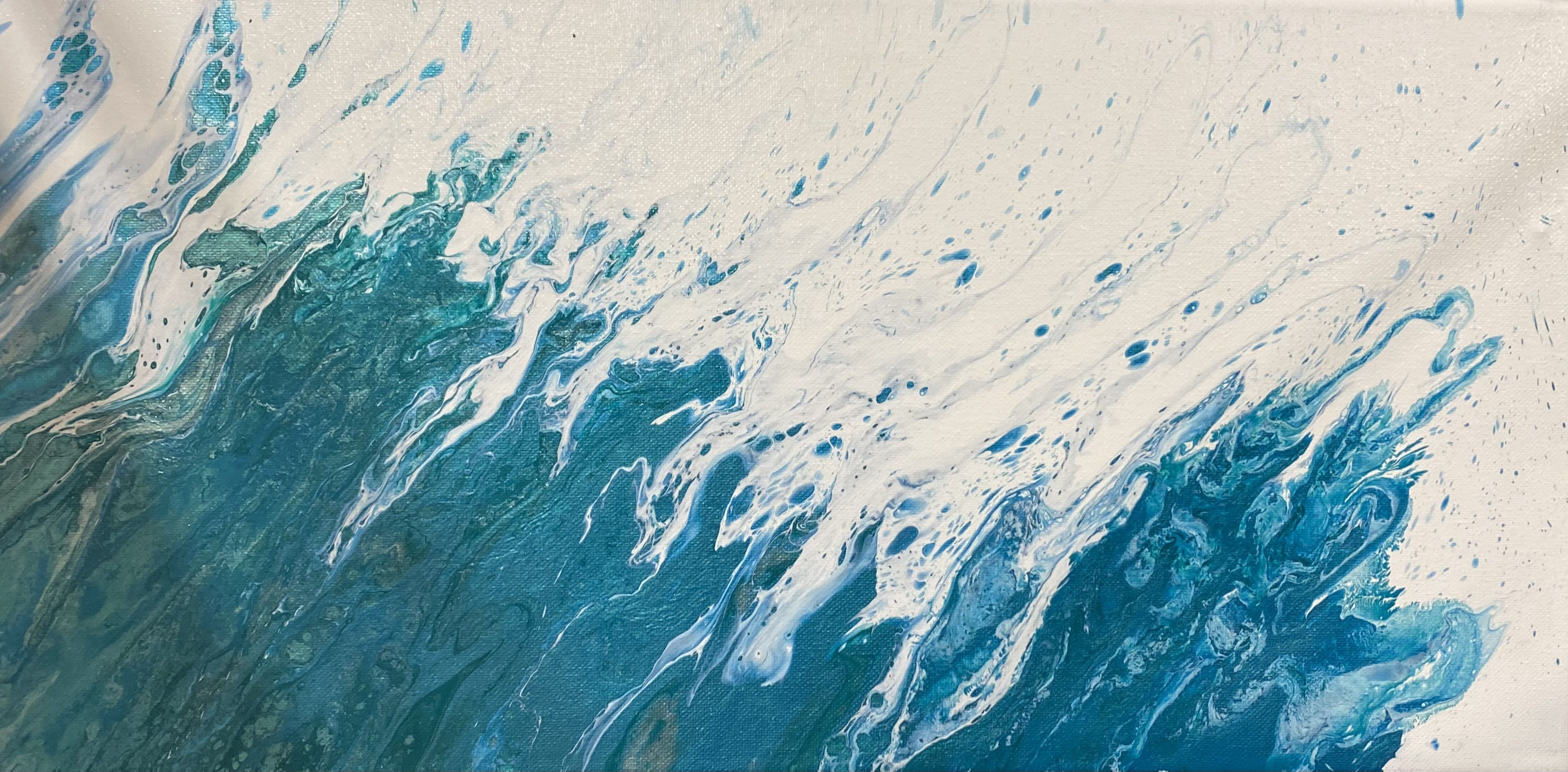 "Turquoise Waves" by Rachel Rehm