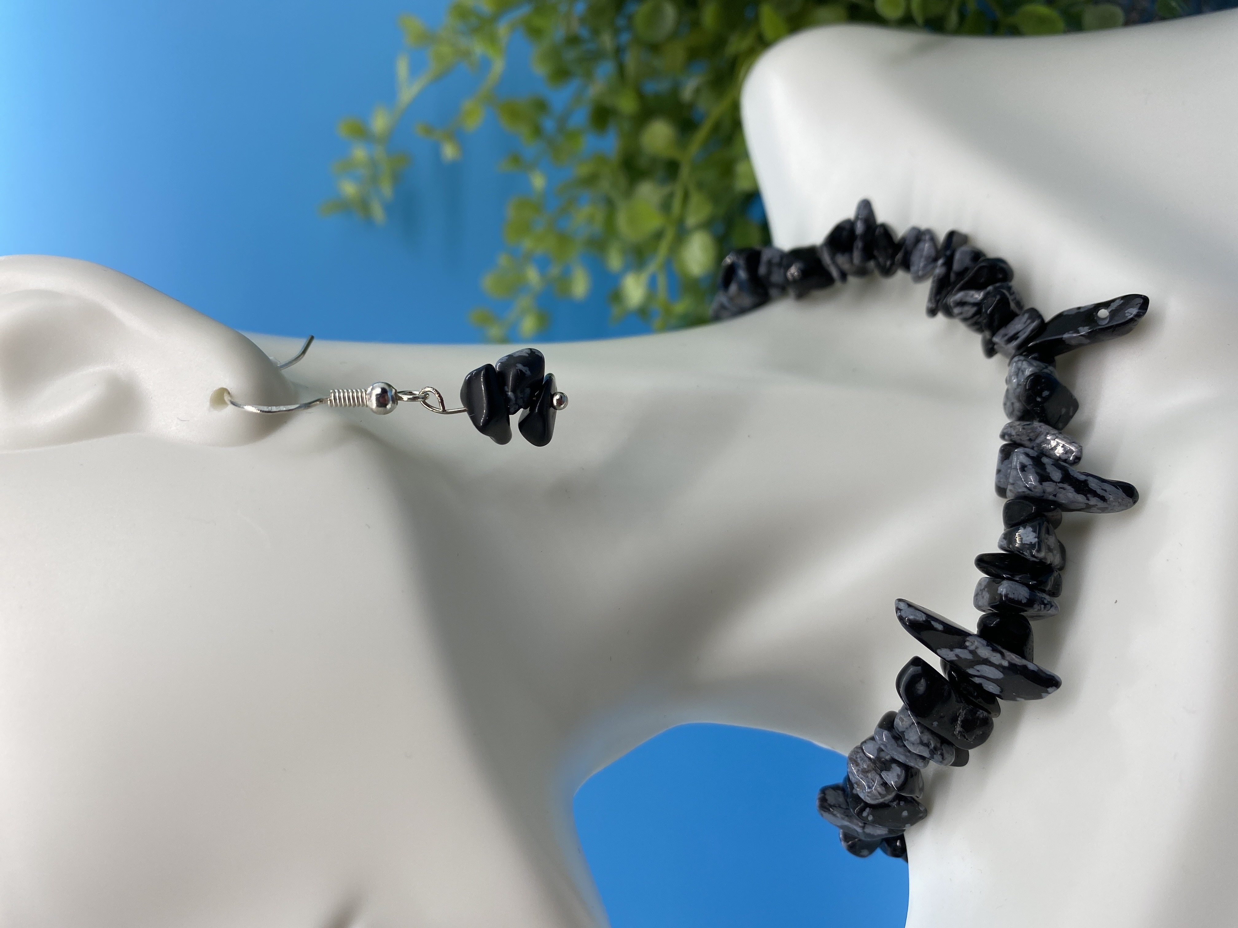 Chip bead choker Rachel Rehm