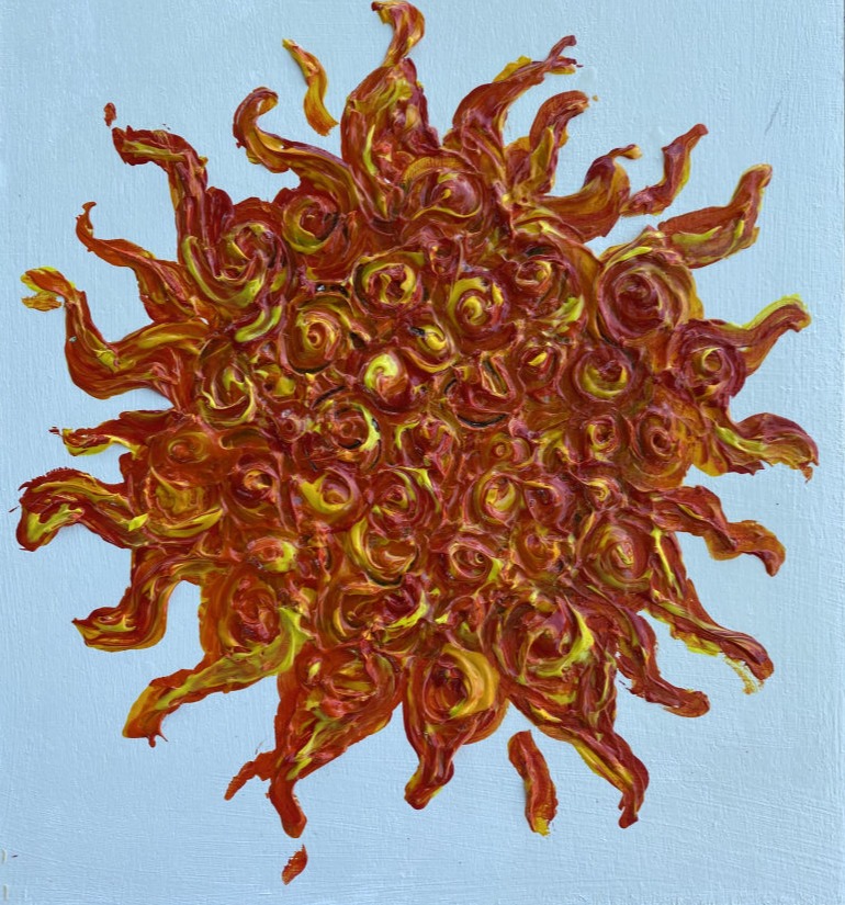 "Swirly Sun" by Rachel Rehm