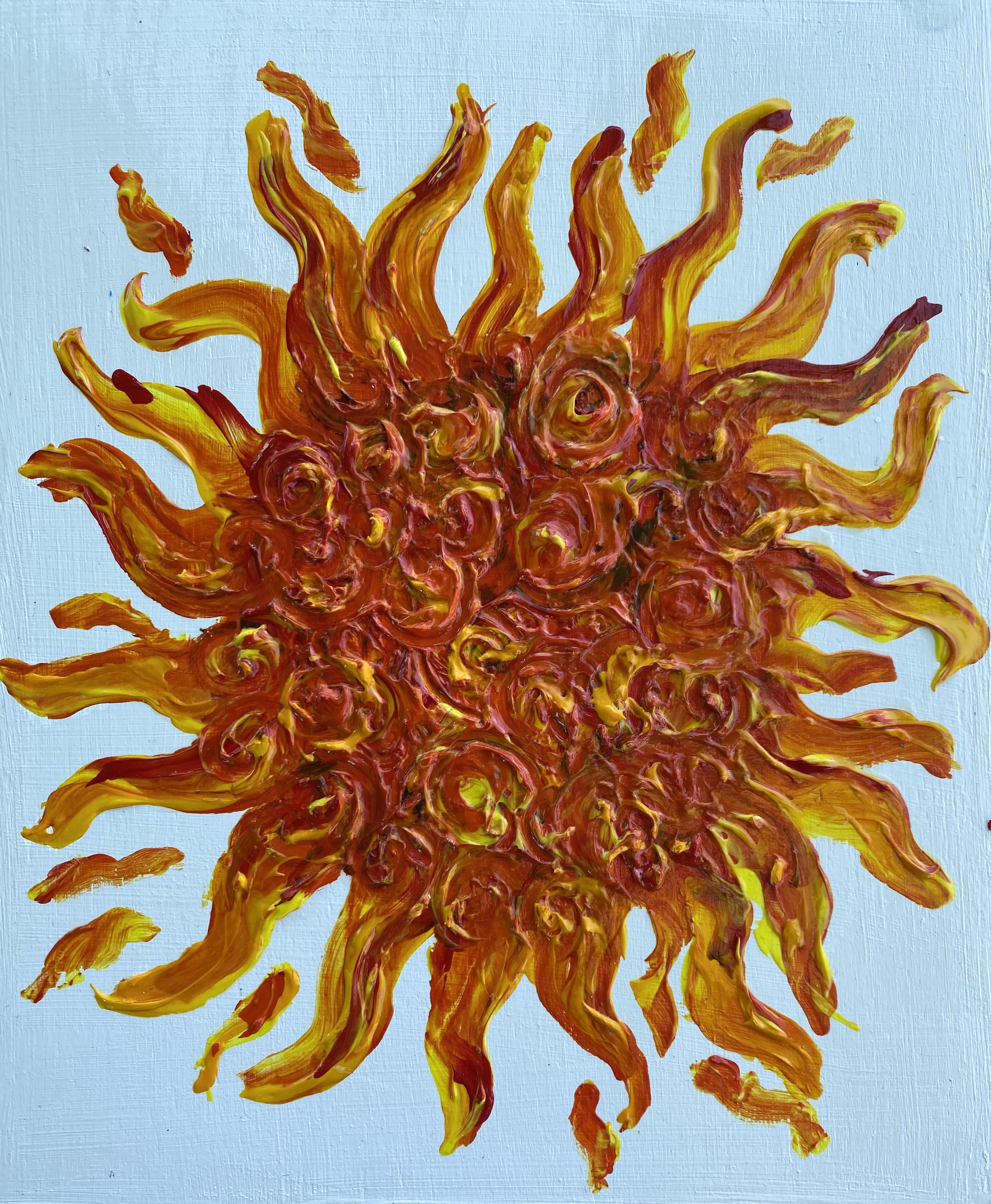 "Swirly Sun #2" by Rachel Rehm