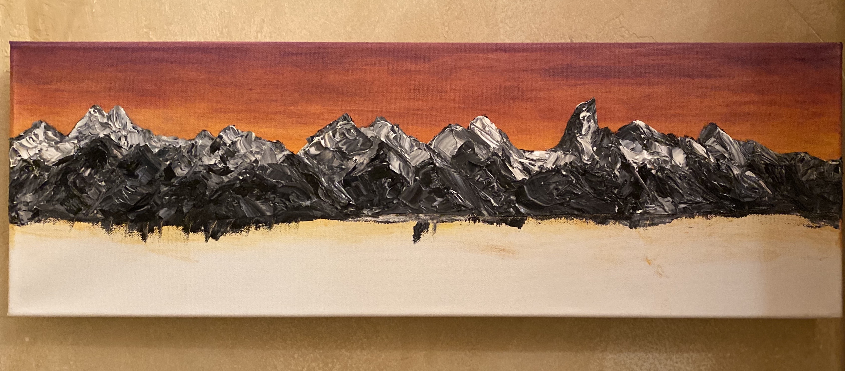 Tetons at Sunset by Rachel Rehm