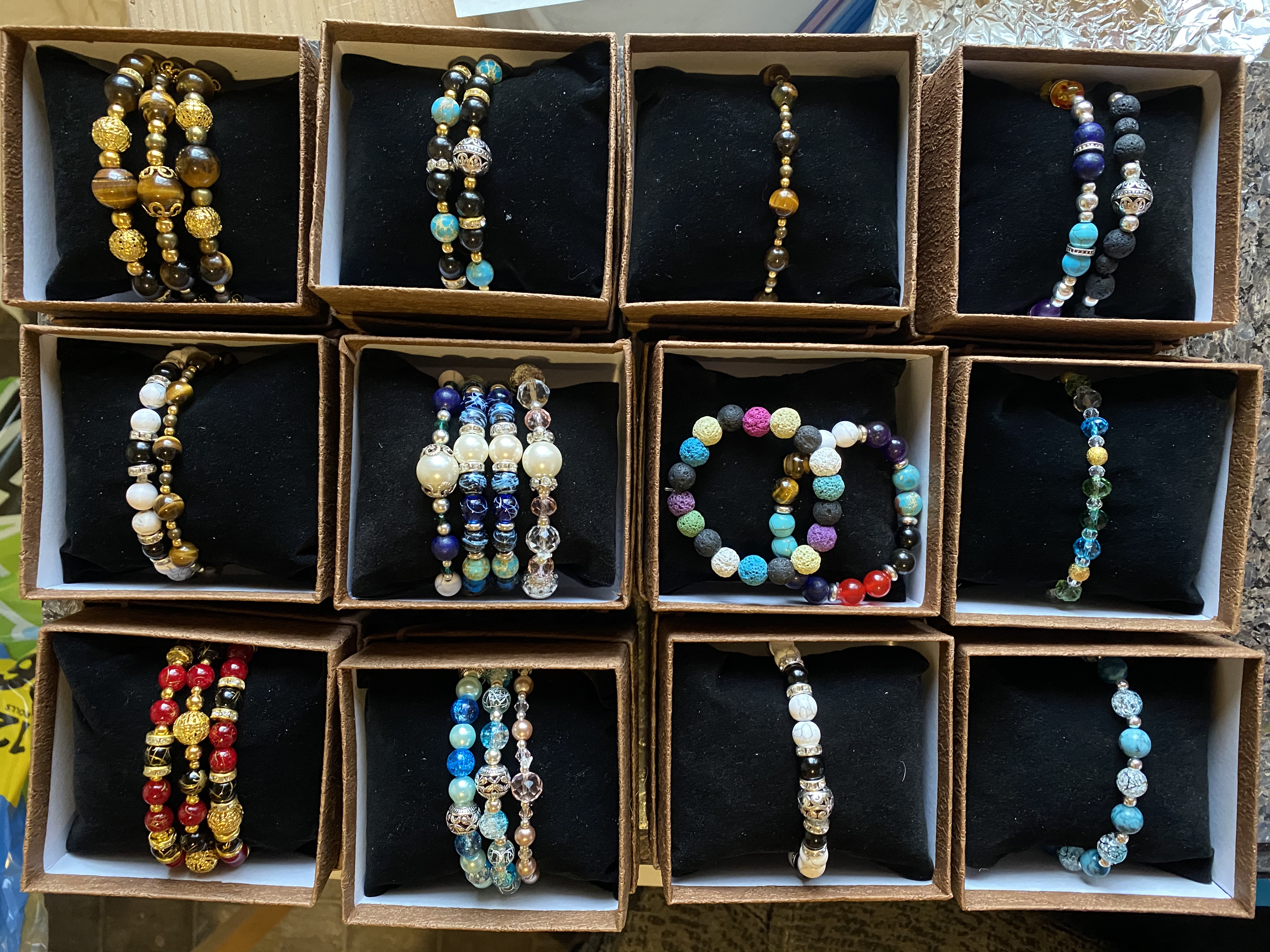 Custom bracelets by Rachel Rehm