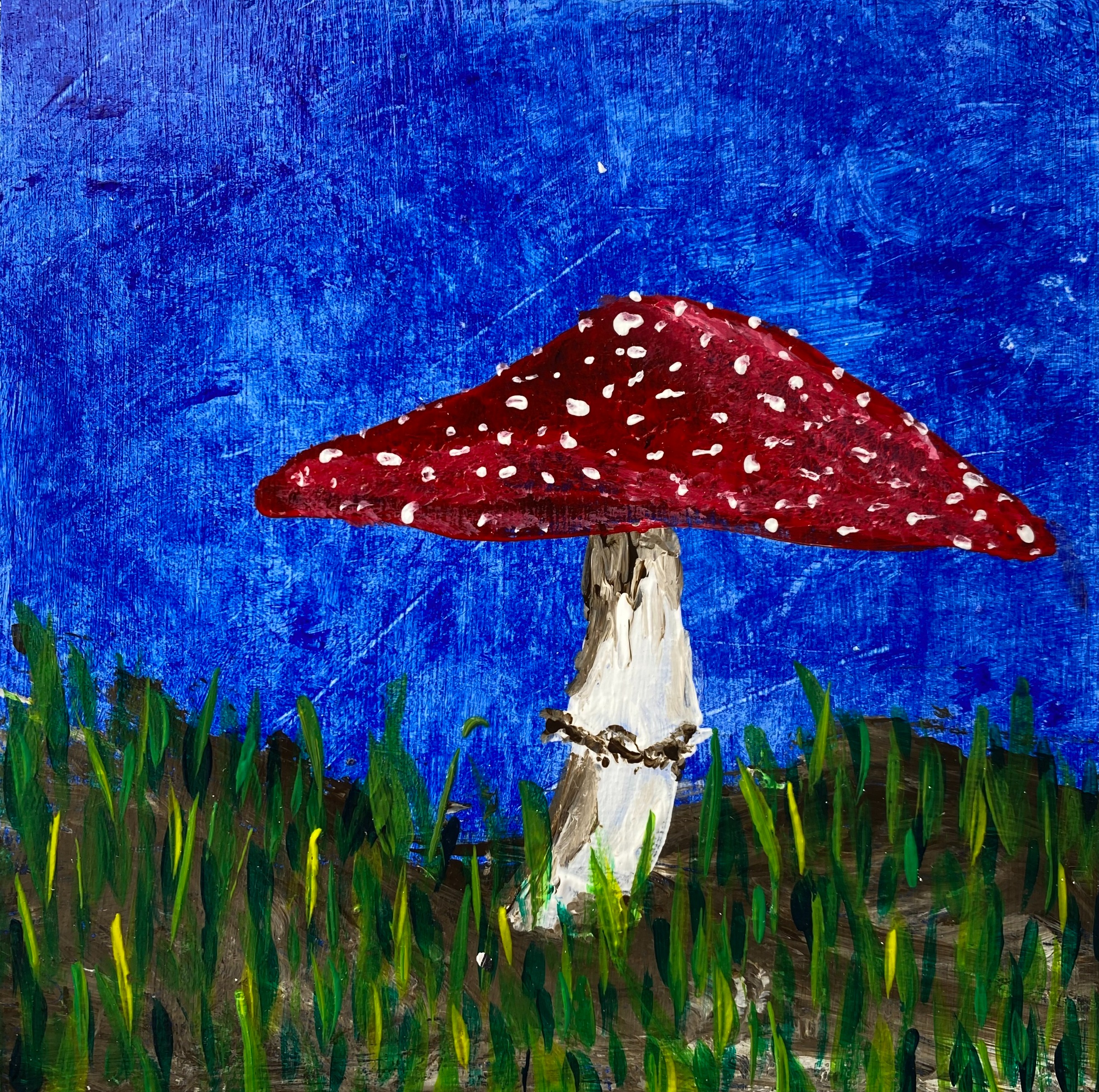 Single Mushroom #3 by Rachel Rehm