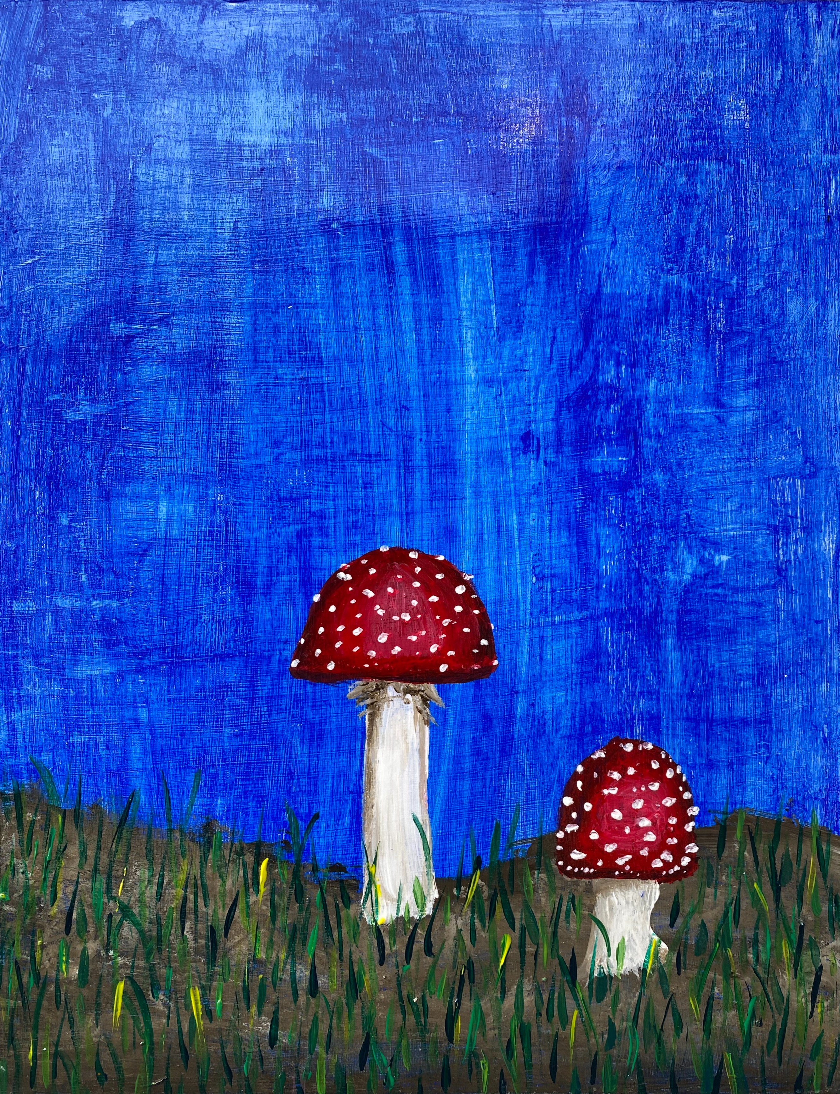 Two Mushrooms #1 by Rachel Rehm