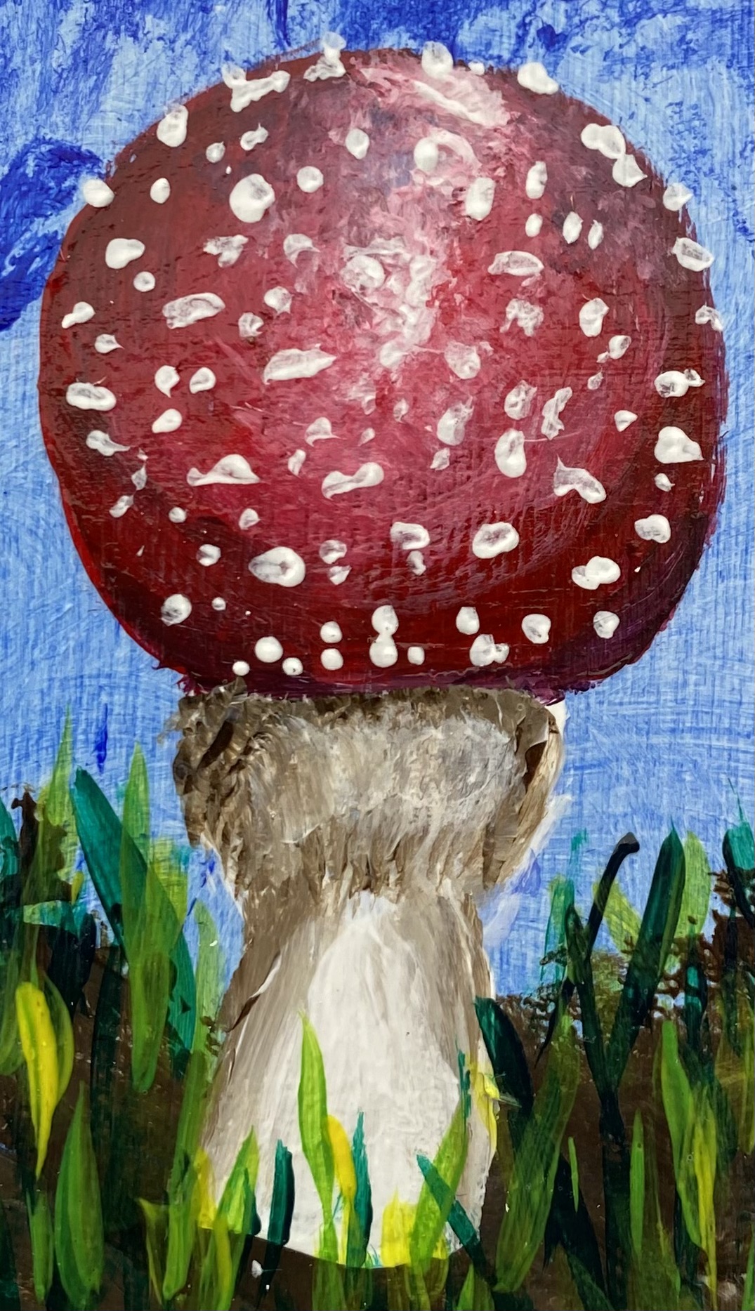 Single Mushroom #4 by Rachel Rehm