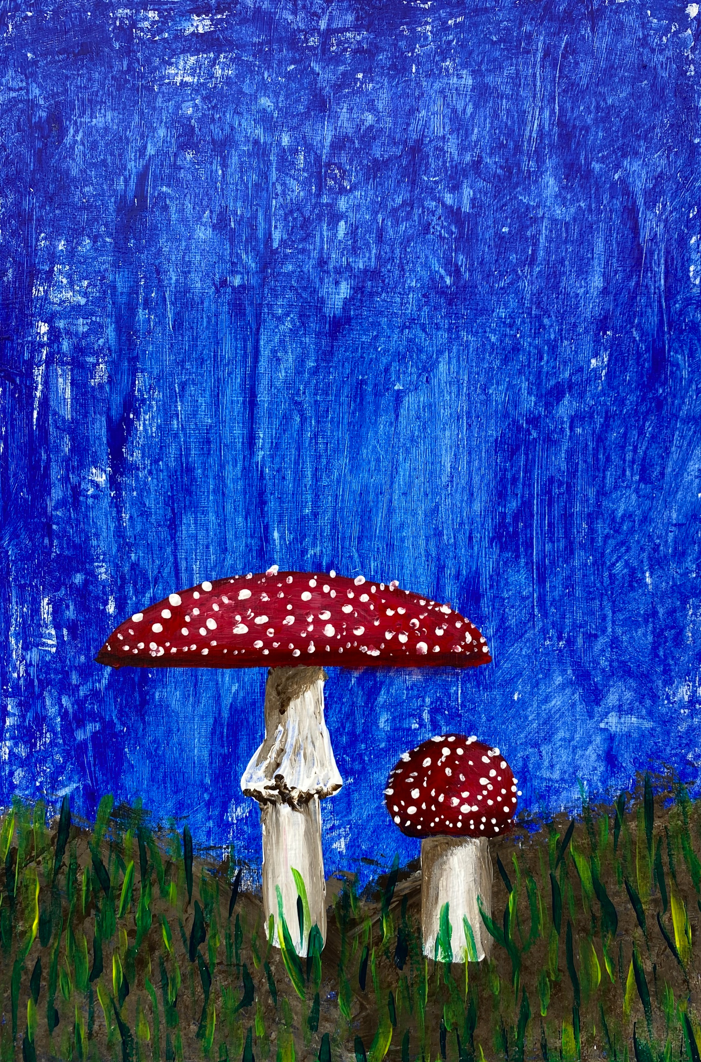 Two Mushrooms #2 by Rachel Rehm